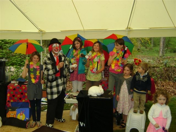 Goochelaar Clown Kindershow