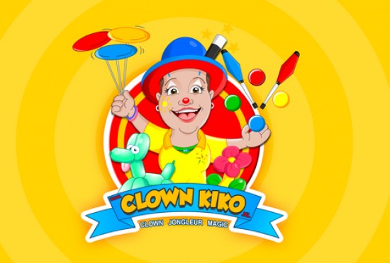 Clown Jongleur en Kindergoochelaar Kiko vrolijkt ieder feestje op!