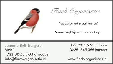 Uw 'personal organizer' voor bedrijf en particulier