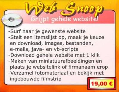 * Web Snoop * niet te missen