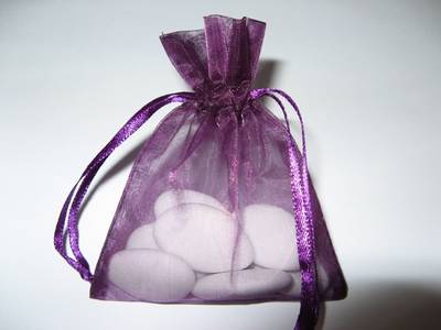 Organza zakjes (vele maten en kleuren)