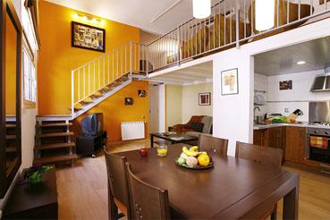Licht, groot appartement in het centrum van Barcelona