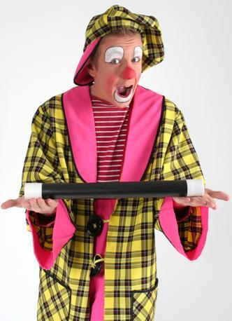 Clown Saxo sinterklaas voorprogramma, sinterklaasshow