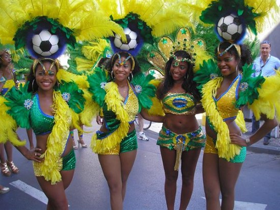 Spetterende Braziliaanse show