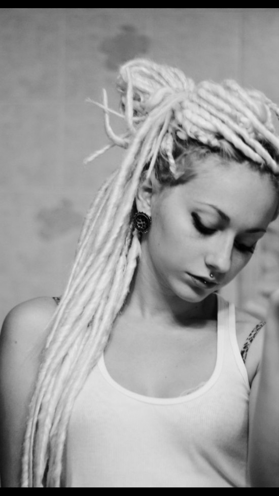 Haarverlenging weft hairextensions dreadlocks