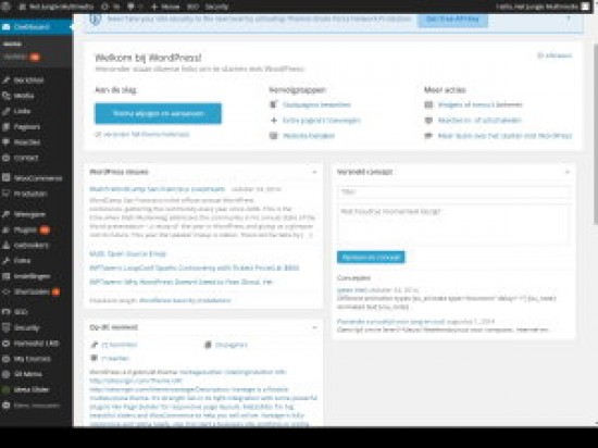 Cursus WordPress – present zijn op Internet
