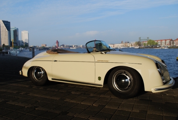 Verhuur Porsche 356 Speedster (replica) - Ivoor - Zelf rijden, alle km's vrij