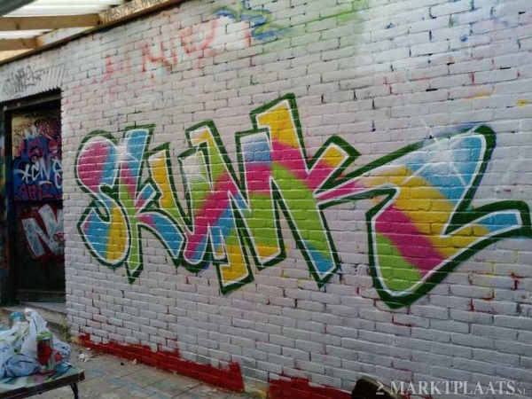 Graffiti muurschildering nodig? Zoek niet verder.