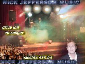 Drive in show met live zanger