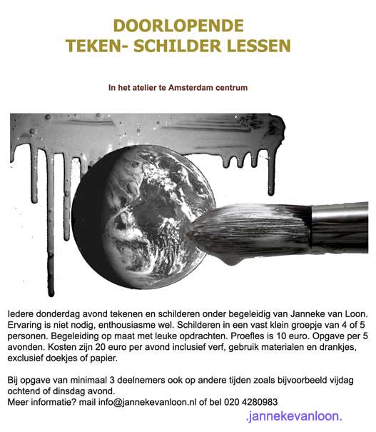 Schilderavonden in Amsterdam centrum