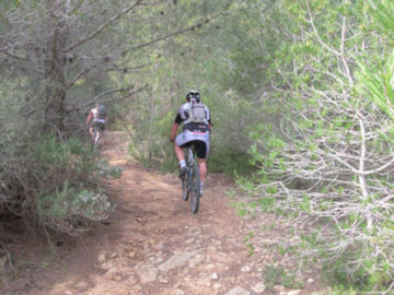 Mountainbiken in Calpe Costa Blanca
