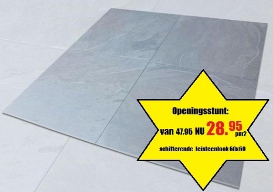 NU VLOERTEGELS 60X60 TOT 60% KORTING!