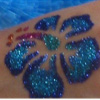 Glitter tattoo set