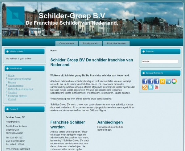 Schilderonderhoud binnen en buiten aanbieding.