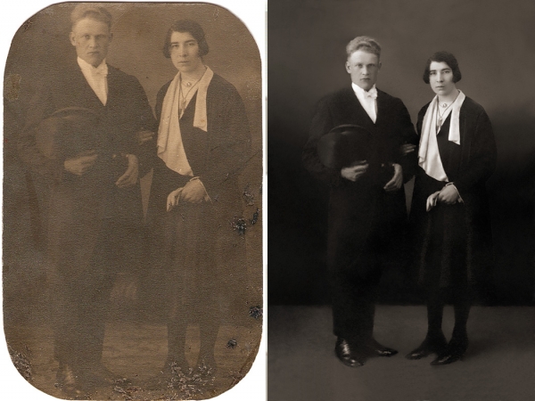 Foto restauratie van uw oude en beschadigde foto's