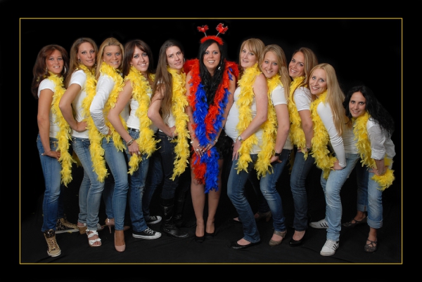 Vrijgezellenfeest, sweetsixteen, bodypaintworkshop