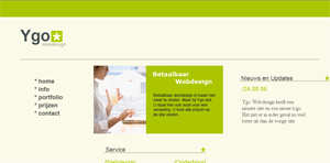 Proffesioneel Webdesign voor eenmalig €75,-