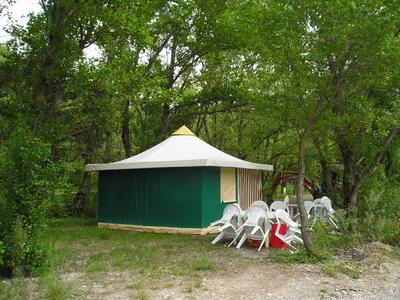 Mobilhomes en Woontenten te huur op camping in Frankrijk, 130 km onder Lyon