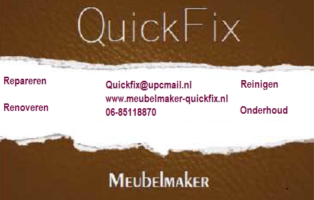 Reparatie, renovatie, reiniging en onderhoud