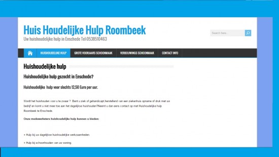 Huishoudelijke hulp Roombeek Enschede