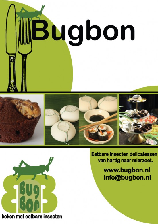 Hapjes met eetbare insecten
