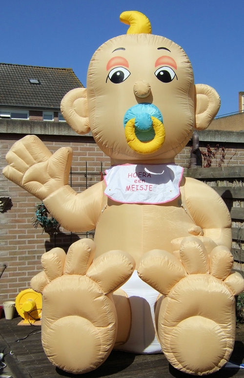 Baby, Ooievaar opblaasbaar te huur in Lisse