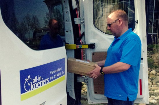 All-in Koeriers vervoert wat u aanlevert tot max. 500kg.
